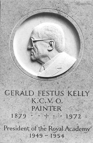 1973/6 Memorial to Sir Gerald Festus Kelly
